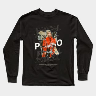 Pedro pascal Broken Mirror vintage Long Sleeve T-Shirt